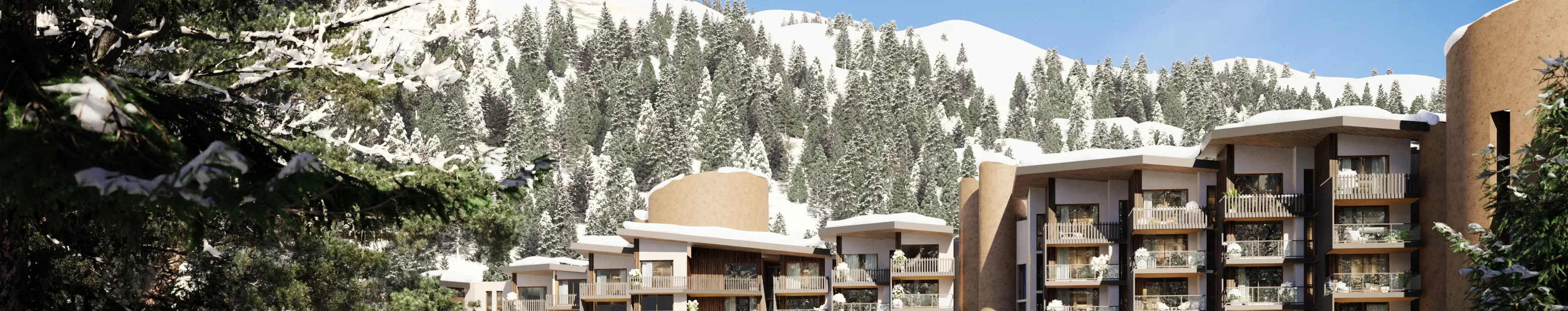 La plagne illustration extérieur