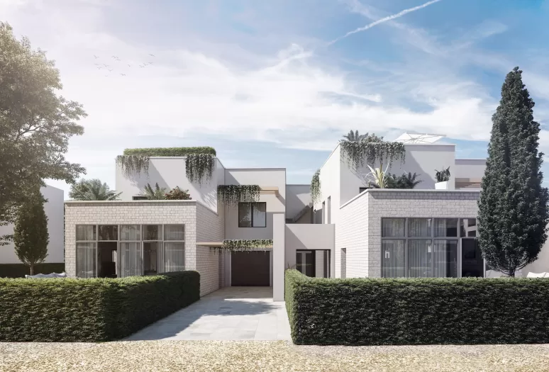 Garden Park illustration villa 